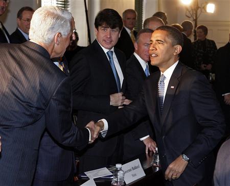 rod blagojevich funny. The fellas in the background