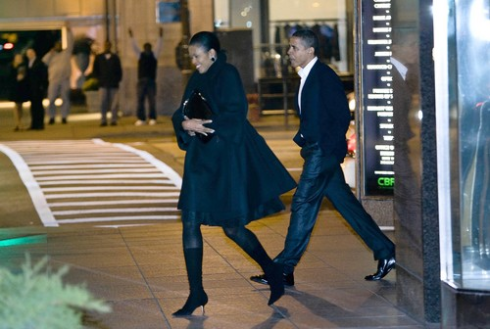 Michelle and Barack Obama out for a not so private night out!