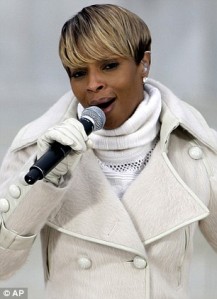 Mary J Blige and James Taylor also performed at the historic event